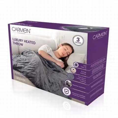 CARMEN ELECTRIC HEATED BLANKET
